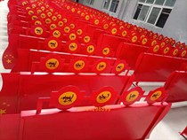 Ding iron antique road light pole light box Billboard double-sided luminous flag Billboard red Chinese knot