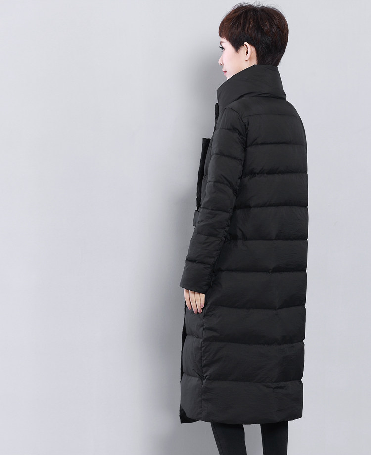 立领羽绒服女中长款加厚2016冬装新款韩