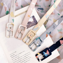 Great Joy Homemade Diagonal Satchel 2022 New Transparent Printed Draw Rope Packet Spring Tide Single Shoulder