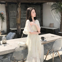 Great Joy Homemade Hymn Dress Feminine Spring Lace Snowspun Gentle Dresses Ultra Fairy Cashiolian Casserian Dresses Slim