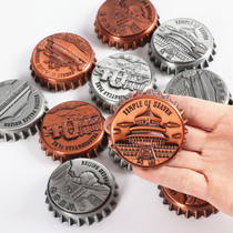 Beer open wine bottle opener metal Beijing special creative souvenir gifts to give foreigners a small gift