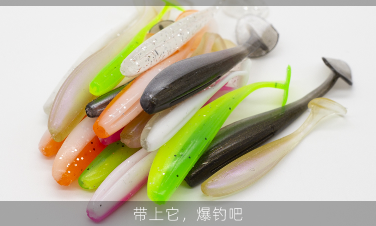 Soft Paddle Tail Fishing Lures Soft Baits Bass Trout Fresh Water Fishing Lure