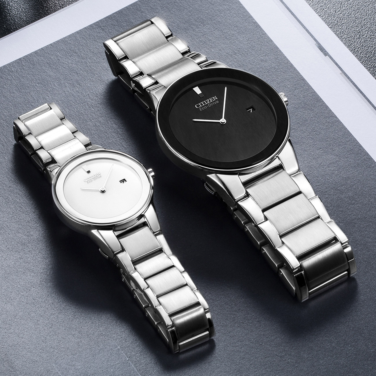 618预售citizen西铁城au1060ga1050情侣时装手表