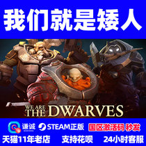 PC Chinese genuine Steam We Are Dwarves We Are The Dwarves country region global CDKey activation code