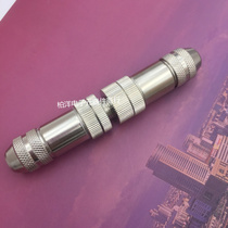Aviation plug socket m12-4 5 8-core docking sensor connector Type A metal shielded connector