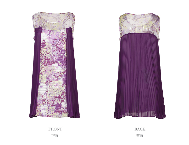 ELLASSAY歌力思春夏女装 优雅碎花印花圆领