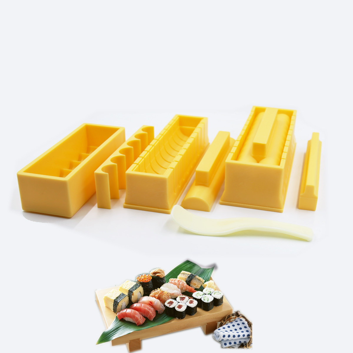 升级版新款寿司器寿司模具寿司饭团料理工具包邮送刀及料理菜谱