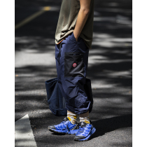 Shounenn day family Chaoshing overalls casual pants male outdoor functions dark buckle loose speed dry sports bunches pants