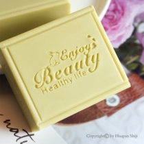 (HP2013)5*3 English character chapter exquisite Acrylic handmade soap chapter Soap chapter shop by the flower
