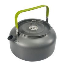 Outdoor 1 2L teapot field portable kettle camping picnic kettle hard alumina coffee maker