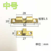 Medium pure copper bead door buckle snap-in cabinet door buckle shoe cabinet suction drawer lock wardrobe door suction furniture door touch