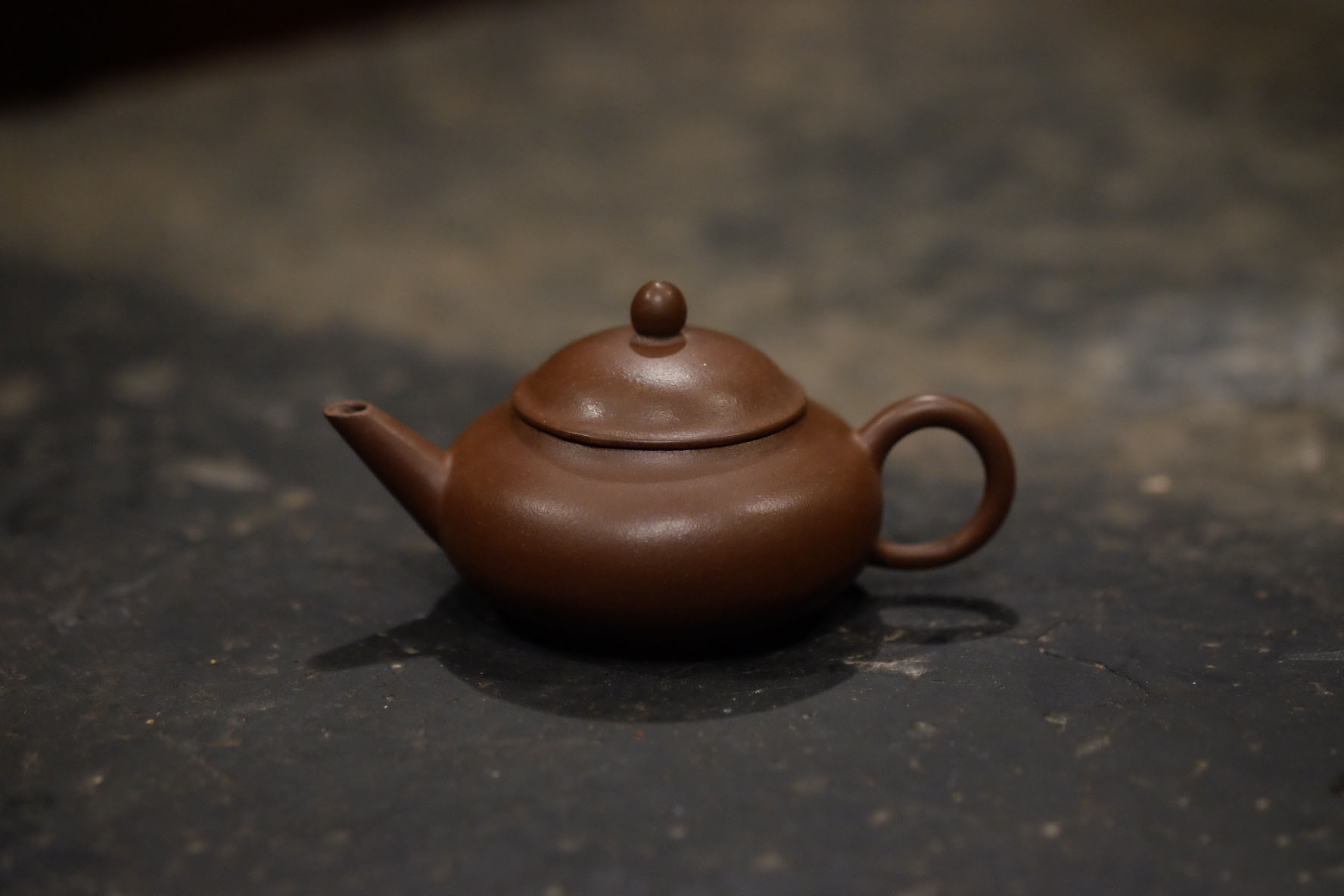 紫砂一厂90年代 经典系列紫砂壶 原矿老紫泥矮水平壶 网孔出水