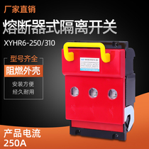 New Shanghai Peoples Electromechanical Low Voltage Fuse Disconnector HR6 63A100A160A 250A Copper