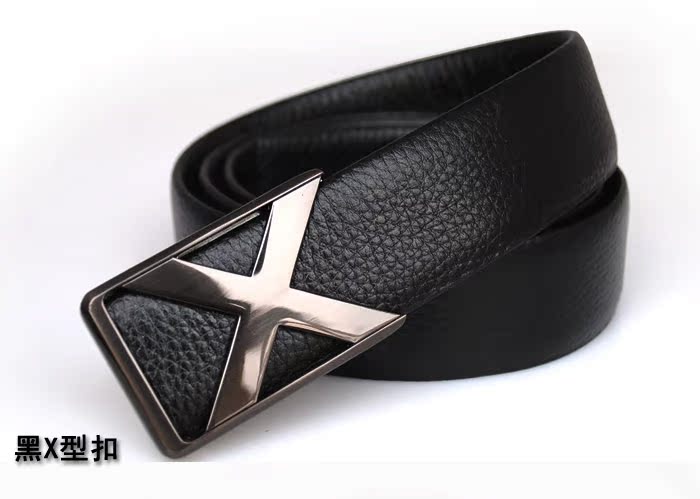 berserker腰带男士平滑扣窄皮带真皮头层纯牛皮正品字母板扣软潮