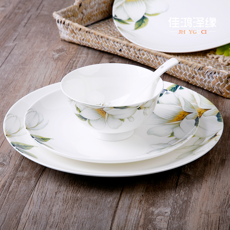 Ipads China tableware rainbow such as bowl bowl of soup pot salad bowl demand plate plate run rice bowls set up the table