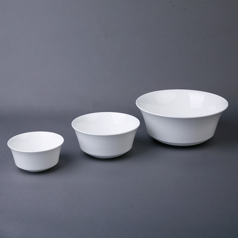 Pure white ipads China tableware use of domestic environmental protection plate rice bowls bowl rainbow such as bowl dish plate dumplings plate microwave