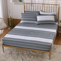 Cotton Boys Striped Fitted Cotton Mens Plaid Bedspread Simmons Mattress Cover Quilt Cover Pillow Bag Set of Three or Four