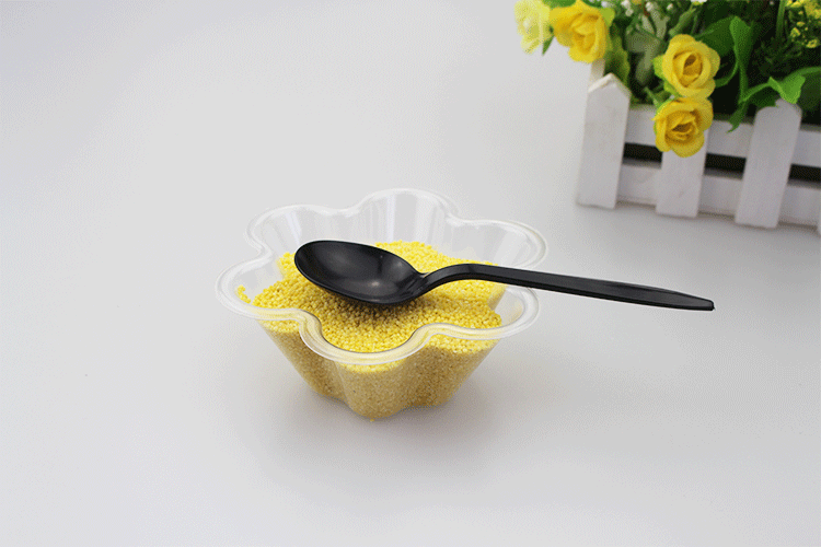 一次性塑料梅花刨冰碗kfc沙冰水果沙拉碗绵绵冰碗冰淇淋碗包邮_7折