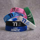 Mavericks basketball star Dong77 Dongcic luminous signature bracelet silicone wristband sport bracelet with fans