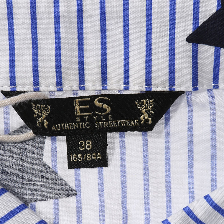 艾格 ES2015新品A星星条纹印花衬衫15031434286吊牌价269