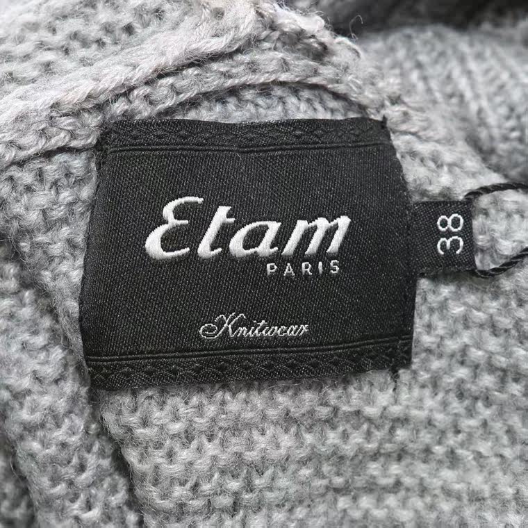 艾格 ETAM2015新品A休闲连帽无袖针织衫15011604561吊牌价349