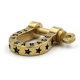 Original retro horseshoe buckle brass american pure copper keychain car motorcycle hardware accessories Original retro horseshoe buckle brass american pure copper keychain car motorcycle hardware accessories