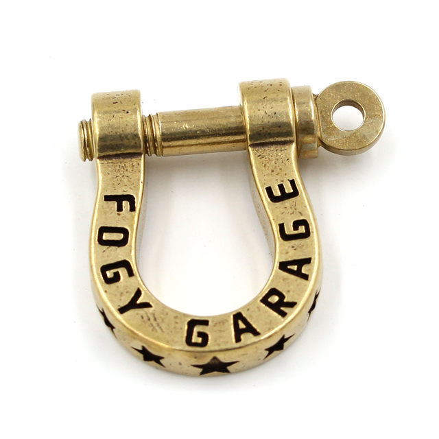 Original retro horseshoe buckle brass american pure copper keychain car motorcycle hardware accessories Original retro horseshoe buckle brass american pure copper keychain car motorcycle hardware accessories