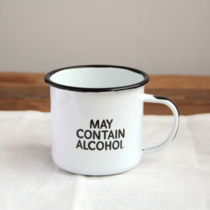 Enamel Cup Export British Mug Coffee Cup Water Cup Enamel Beer Cup Office Milk Cup Tea Cup Milk Bubble