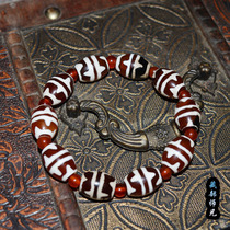 Tiger teeth pearl bracelet Physical and mental peace Five elements flourish easily break through the card does not hurt the life of the gas