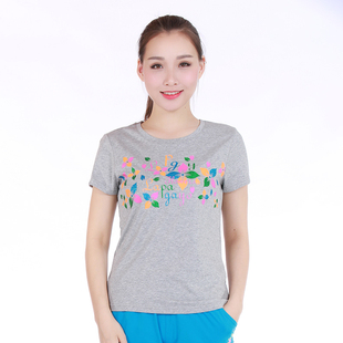 lapagayo旗舰店La Pagayo夏季短袖大码淑女显瘦圆领修身大码女装短袖T恤A6T0125A