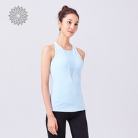 easyoga La veda yoga clothing top yoga clothing charm deep V-shoulder vest