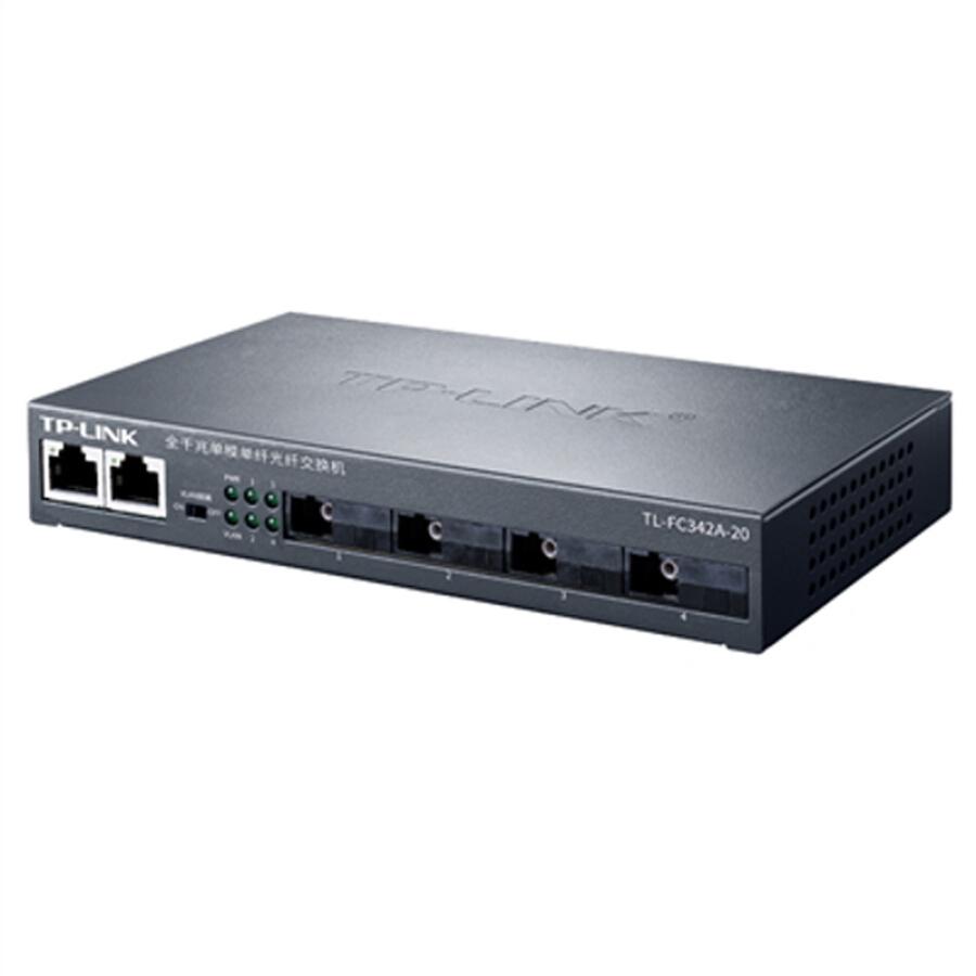 tp-link tl-fc342a-20 gigabit optical fiber transceiver 4 optical 2 electrical conversion module 20 kilometers away