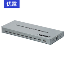 Uber HDMI seamless switcher 9 in 1 out of nine-picture split-screen splitter screen divider with RS232 in control