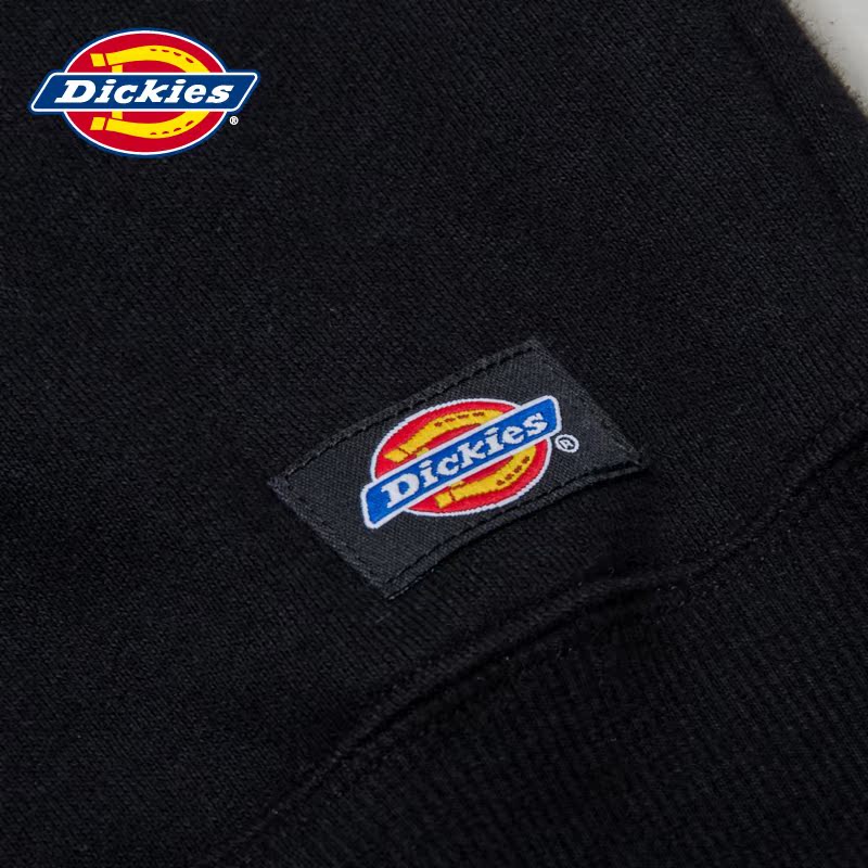 Dickies秋冬新品男士抓绒圆领迷彩字母印花套头卫衣164M30WD06产品展示图2