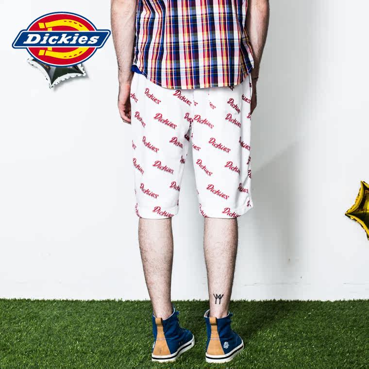 Dickies2015夏季新品男装 毛圈面料五分短裤休闲沙滩裤151M30WD10