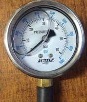 SHOCK-RESISTANT PRESSURE GAUGE YN63 10BAR 16BAR 0-60BAR 100BAR 400BAR 1 4