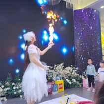 New magic bubble show performance props bubble oil acrylic smoke flame rabbit ear foam tube