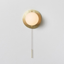 ins Nordic bedside wall lamp post-modern minimalist personality creative designer ball living room wall lamp