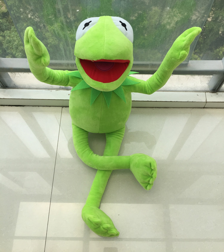 创意supreme青蛙公仔芝麻街科密特青蛙kermit 科米蛙毛绒玩具娃娃