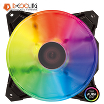 ID-COOLING SF-12025RGB fan ARGB magic color high air pressure water cold exhaust 12CM temperature control