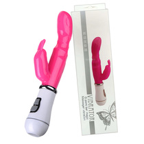 Double G-Point rabbit vibrator battery female masturbator sex massage stick adult products sexual health care
