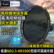 Kenko Kengo NDX ND2 5-1000 stepless adjustable color reducer video gray filter 77mm 82mm
