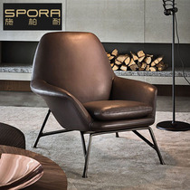 Designer Nordic sofa chair Creative leisure sofa chair Modern minimalist single sofa balcony single pedal chair