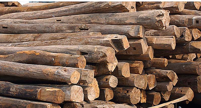 老榆木床全实木双人床1.8米1.5厚重款古典韩式新中式纯实木家具床