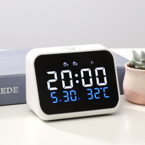 Hantime smart music charging alarm bedroom students with silent electronic desktop clock powerfully wake HA29