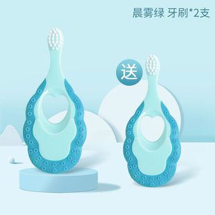 儿童牙刷软毛婴儿牙刷宝宝乳牙1-2-3-5-6岁以上口腔清洁牙膏套装