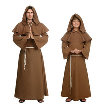 Halloween stage show costume adult children movie Star Wars Friar priest plays costume