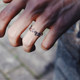 Nanfeng GE <Obstinence> Ring 925 Sterling Silver 커플 링 고대 스타일 남녀 고백 링 성격 개막 반지 Nanfeng GE <Obstinence> Ring 925 Sterling Silver 커플 링 고대 스타일 남녀 고백 링 성격 개막 반지