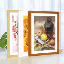 Photo frame hanging wall frame outer frame mounting 16 inch 18 24 puzzle frame a4 paper A3 A3 4k8K open four rims