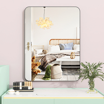 Dresser Makeup Mirror Wall-mounted Beauty Home Girl Bedroom Wall Mirror Hanging Wall Style Big Decorative Mirror Dorm Net Red